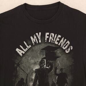 The Walking Dead Crew Neck Short Sleeve Graphic T-Shirt Mens Size XL Black